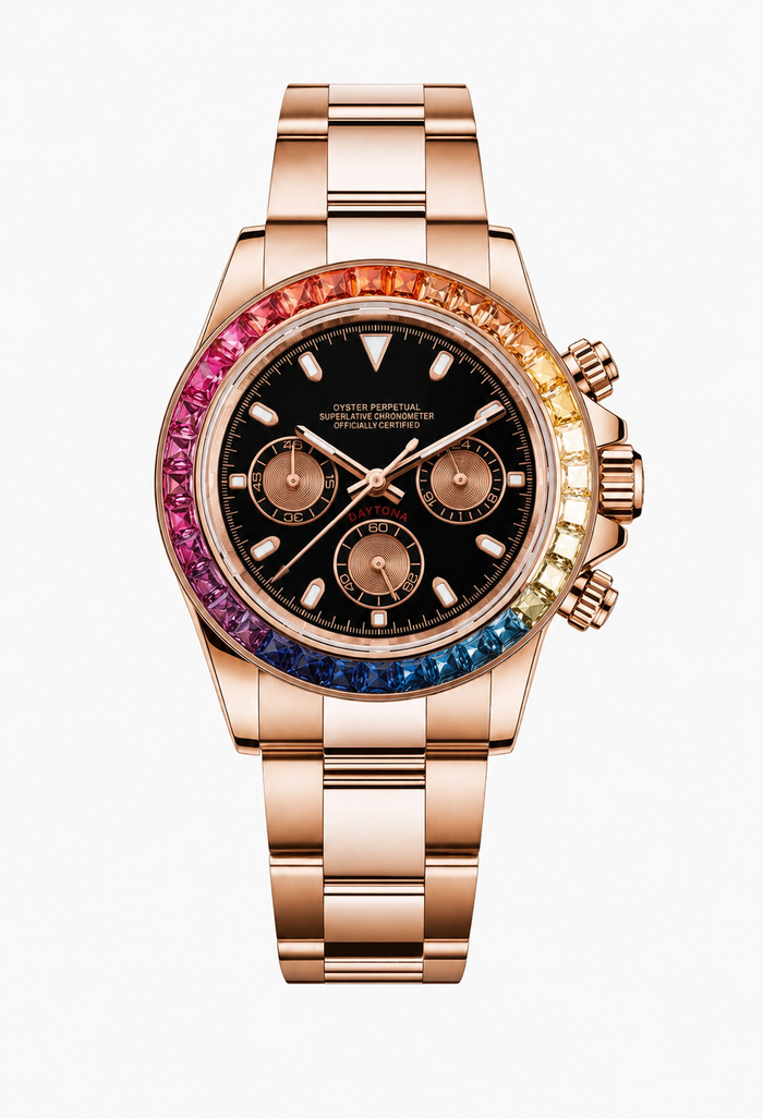 Daytona Rose Gold Rainbow