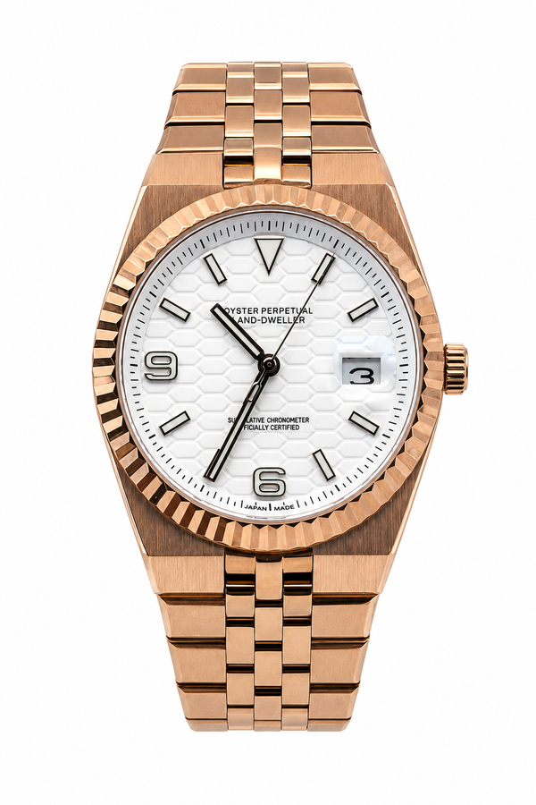 Land Dweller Rose Gold & White